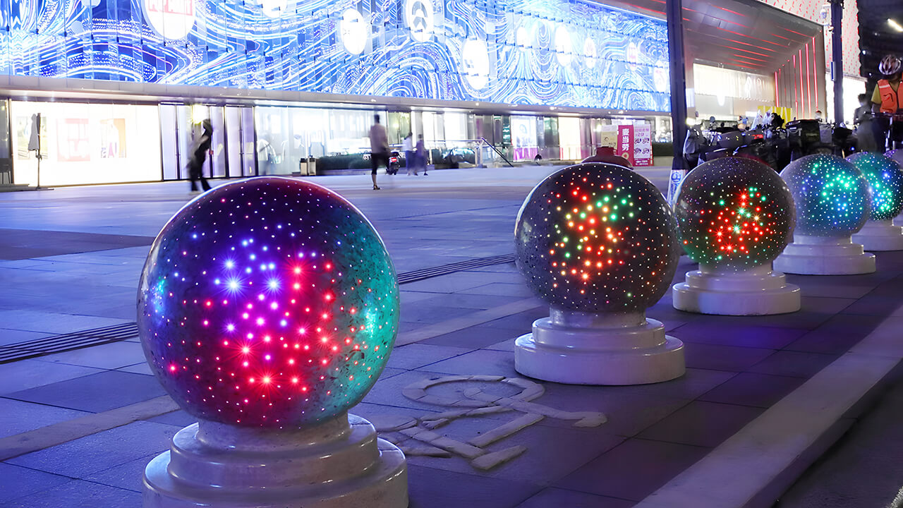 Vidéo sur la boule à obstacles lumineuse