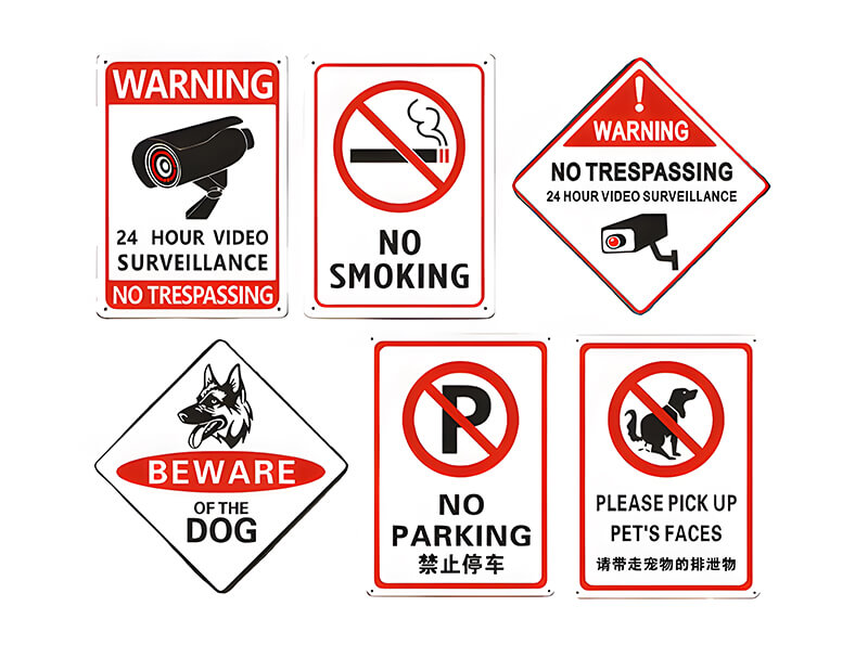 Signes de sécurité routière