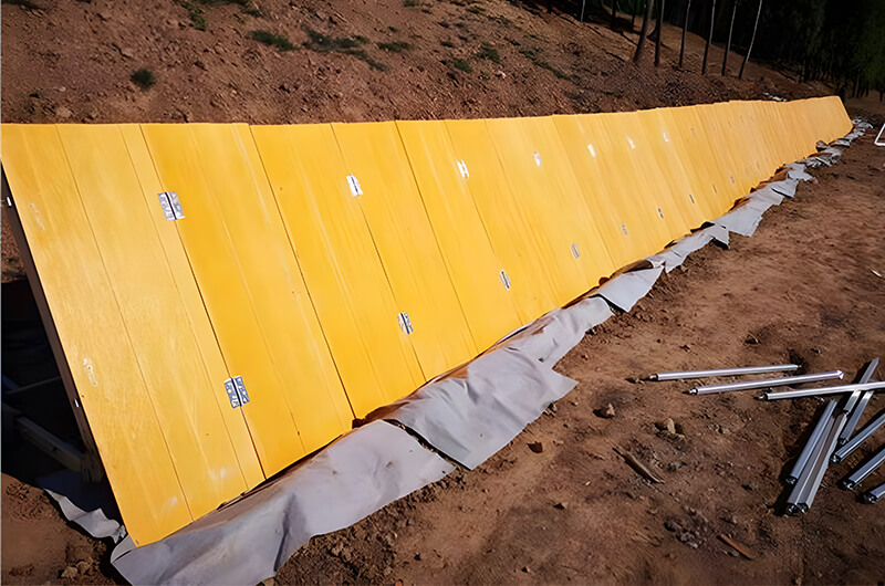 Prefabricated Slab Dam Flood Control Embankment